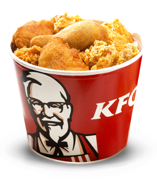KFC bucket of fried chicken